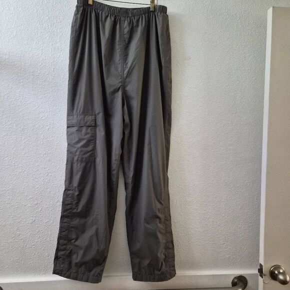 Coleman Outdoor Unisex Nylon Shell Pants w/ Cargo Pocket & Adjustable Snap Ankle - Picture 1 of 7